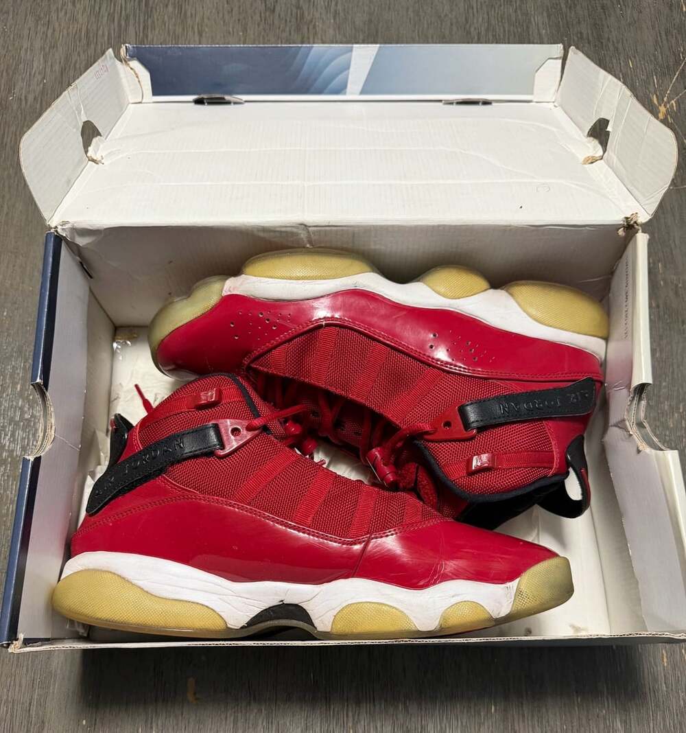 Jordan 6 Rings Gym Red Basketball Sneakers Shoes